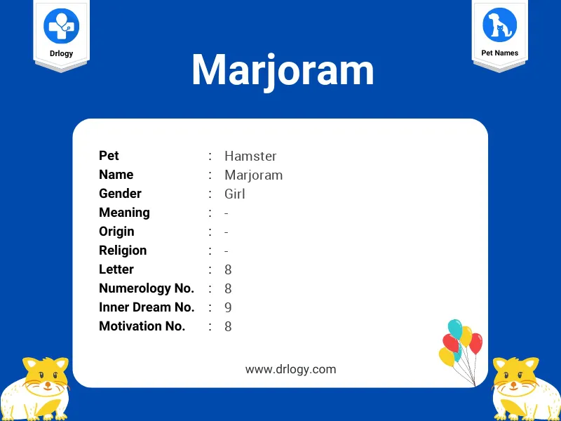 Marjoram Name Meaning