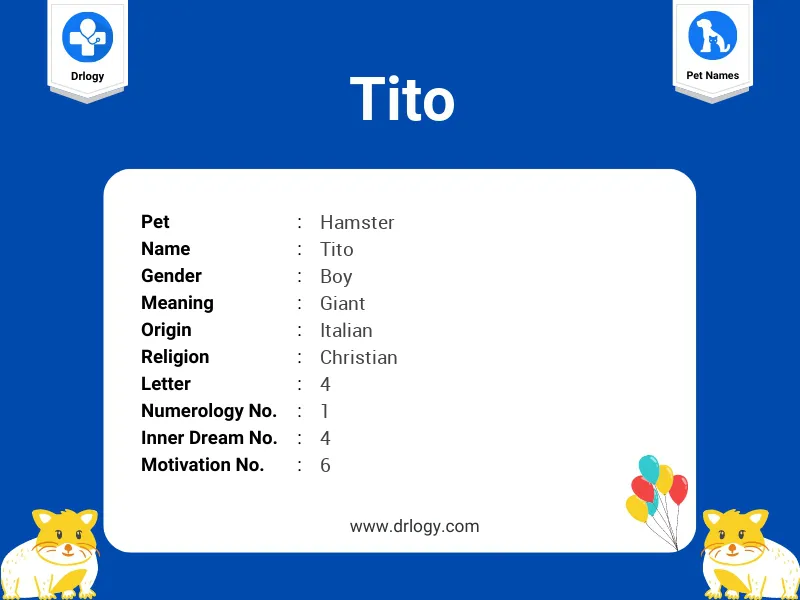 Tito Name Meaning
