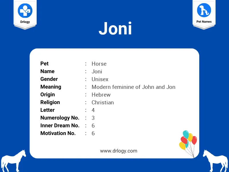 Joni Name Meaning