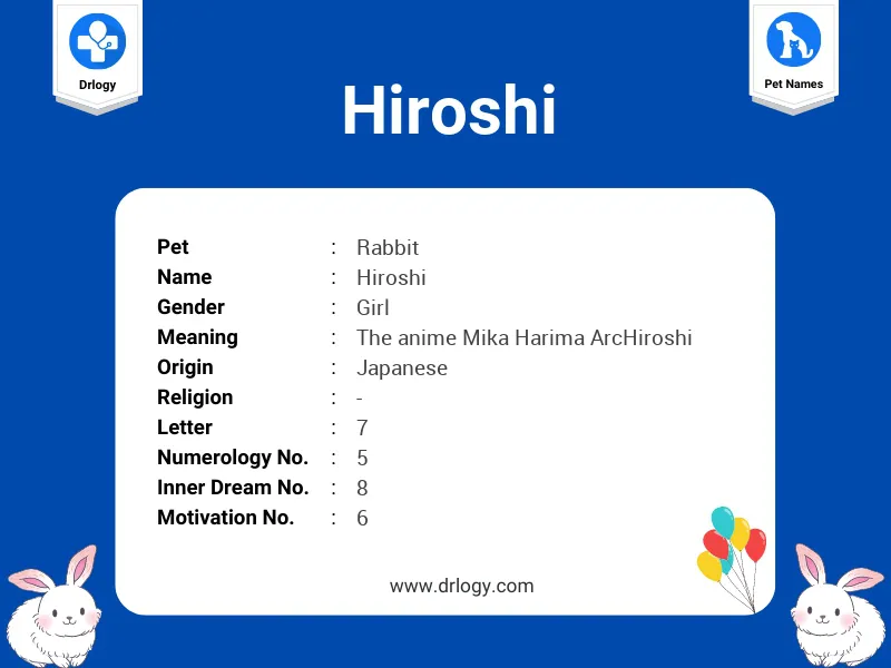 Hiroshi Name Meaning