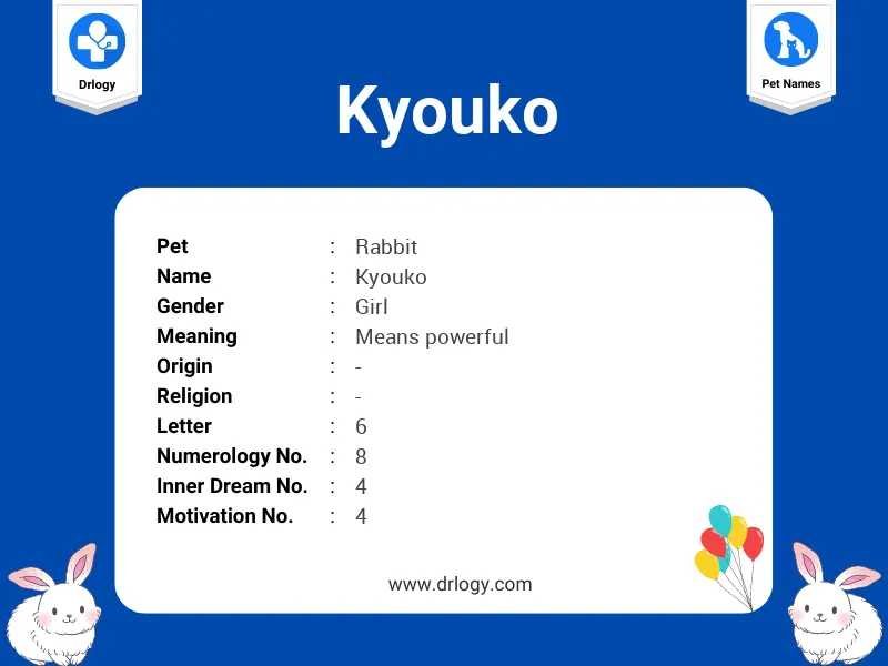 Kyouko Name Meaning