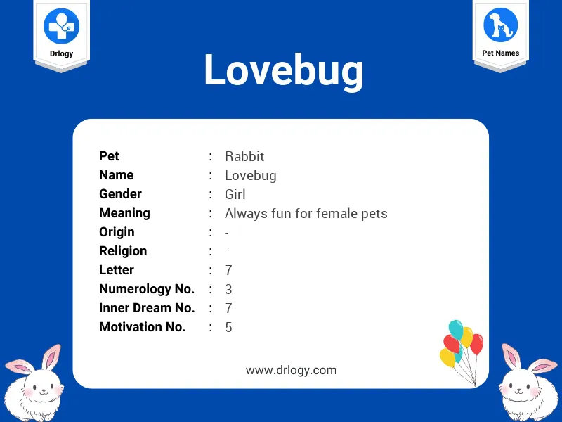Lovebug Name Meaning
