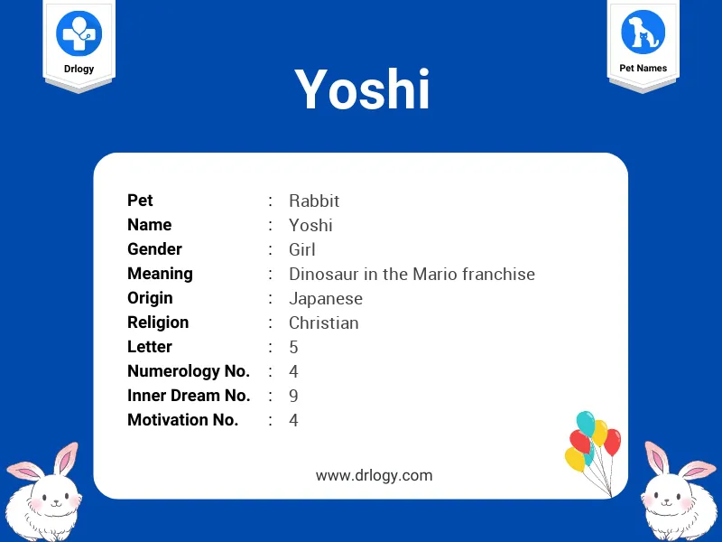 Yoshi Name Meaning