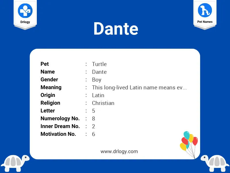Dante Name Meaning