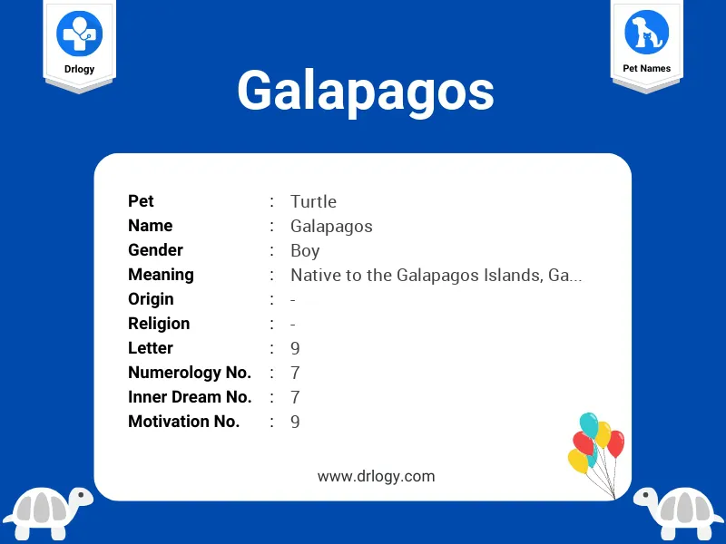 Galapagos Name Meaning