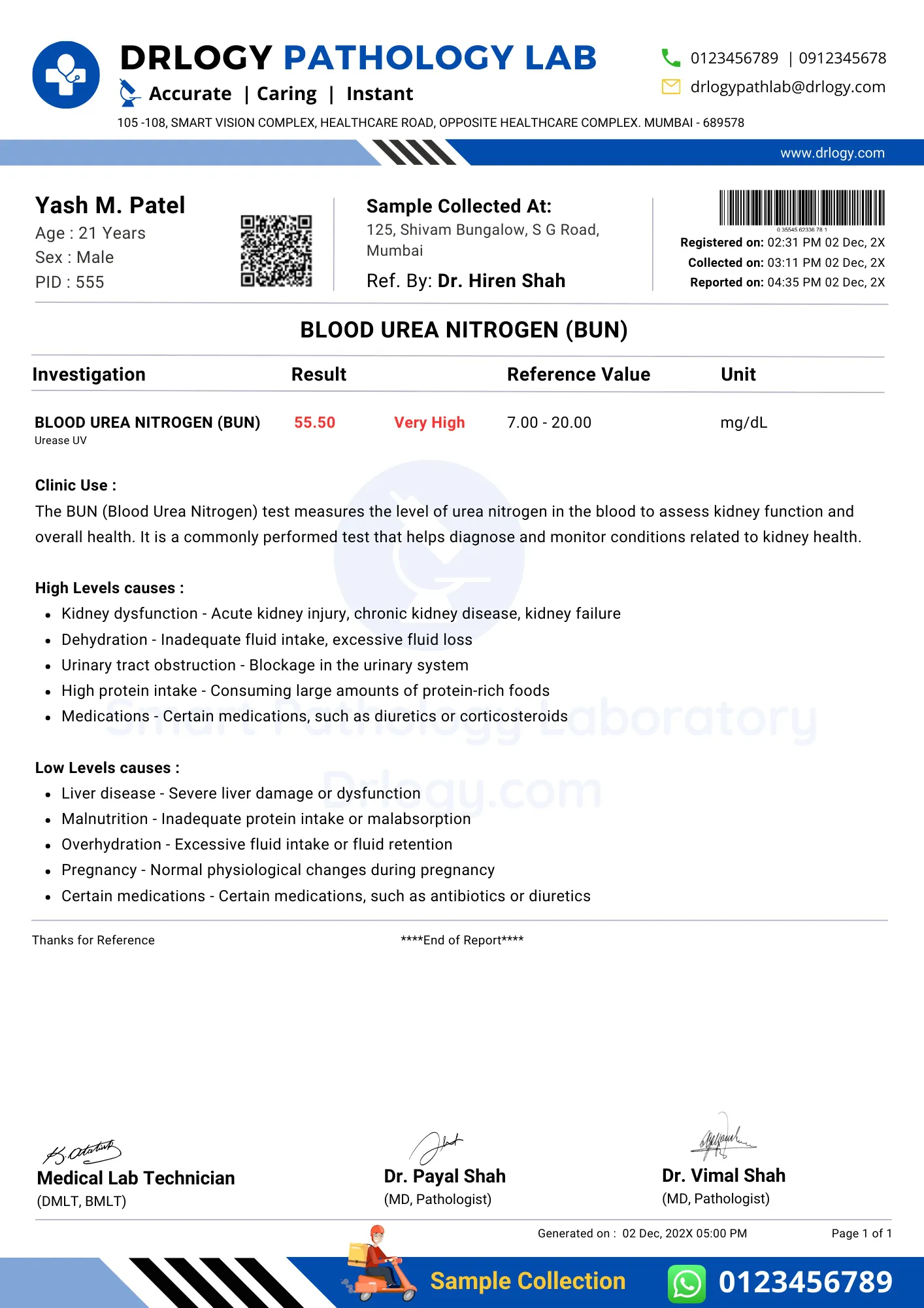 Blood Urea Nitrogen Bun Test Price Purpose And Normal Range Drlogy