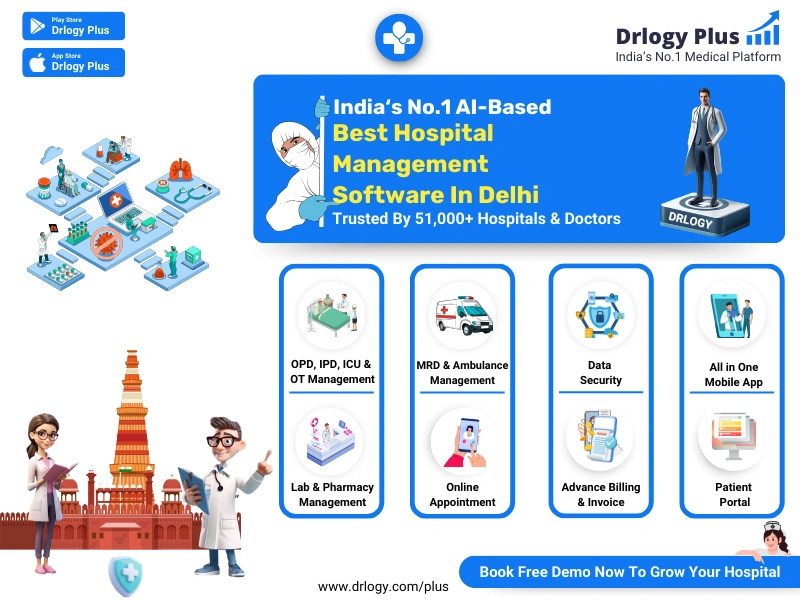 Hospital Management Software in New Delhi - Drlogy