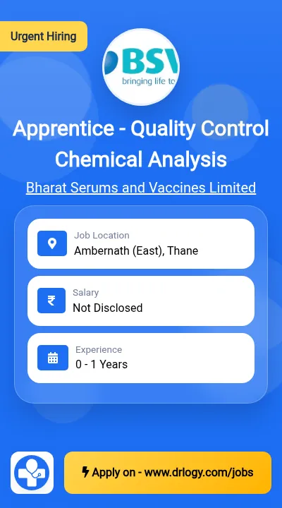Apprentice - Quality Control Chemical Analysis