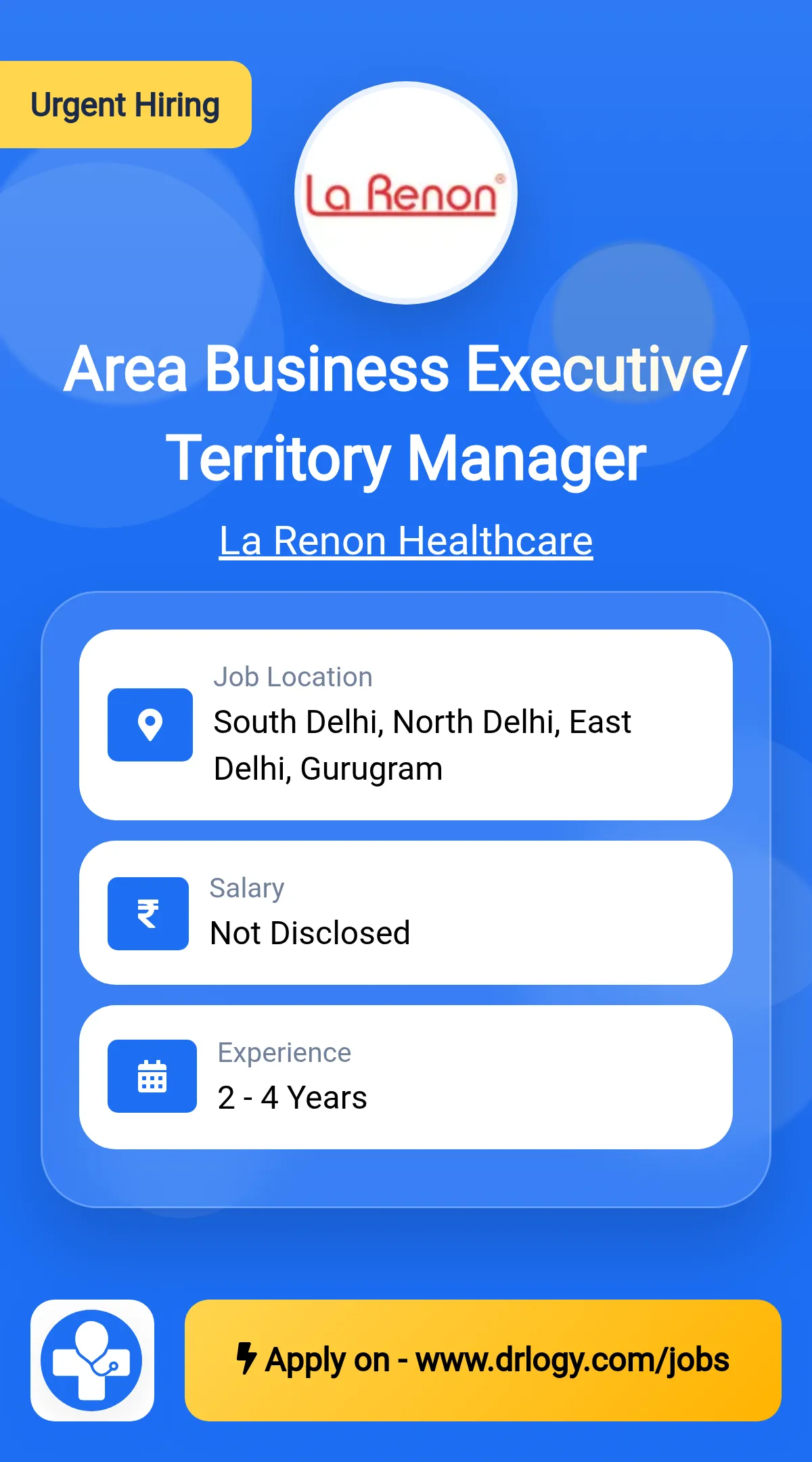 Area Business Executive/ Territory Manager