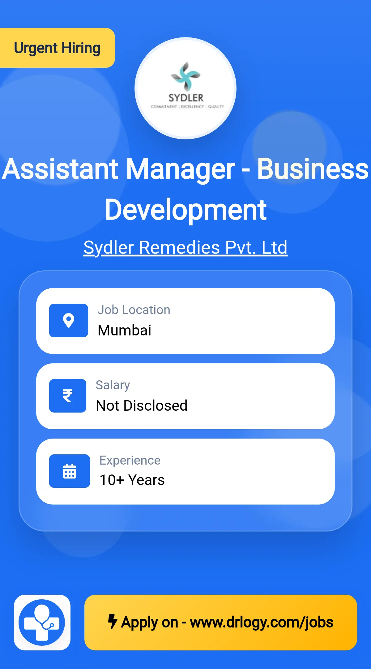 Assistant Manager - Business Development
