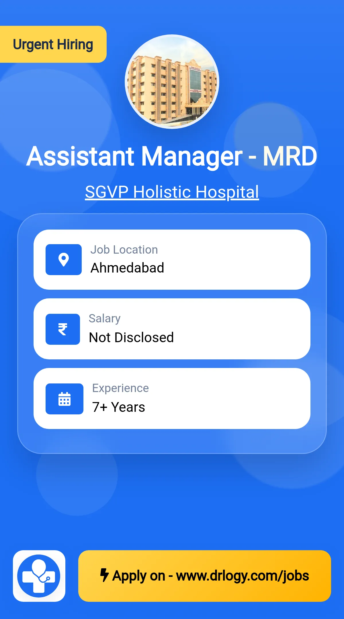 Assistant Manager - MRD
