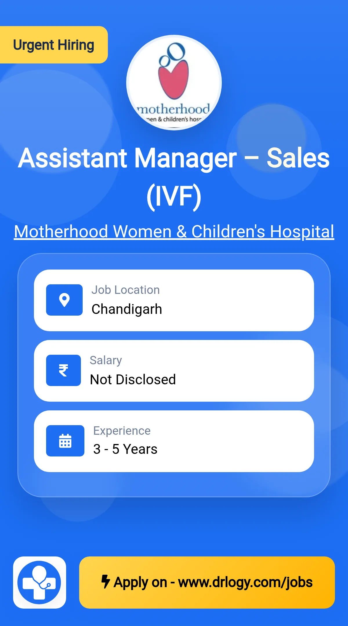 Assistant Manager – Sales (IVF)