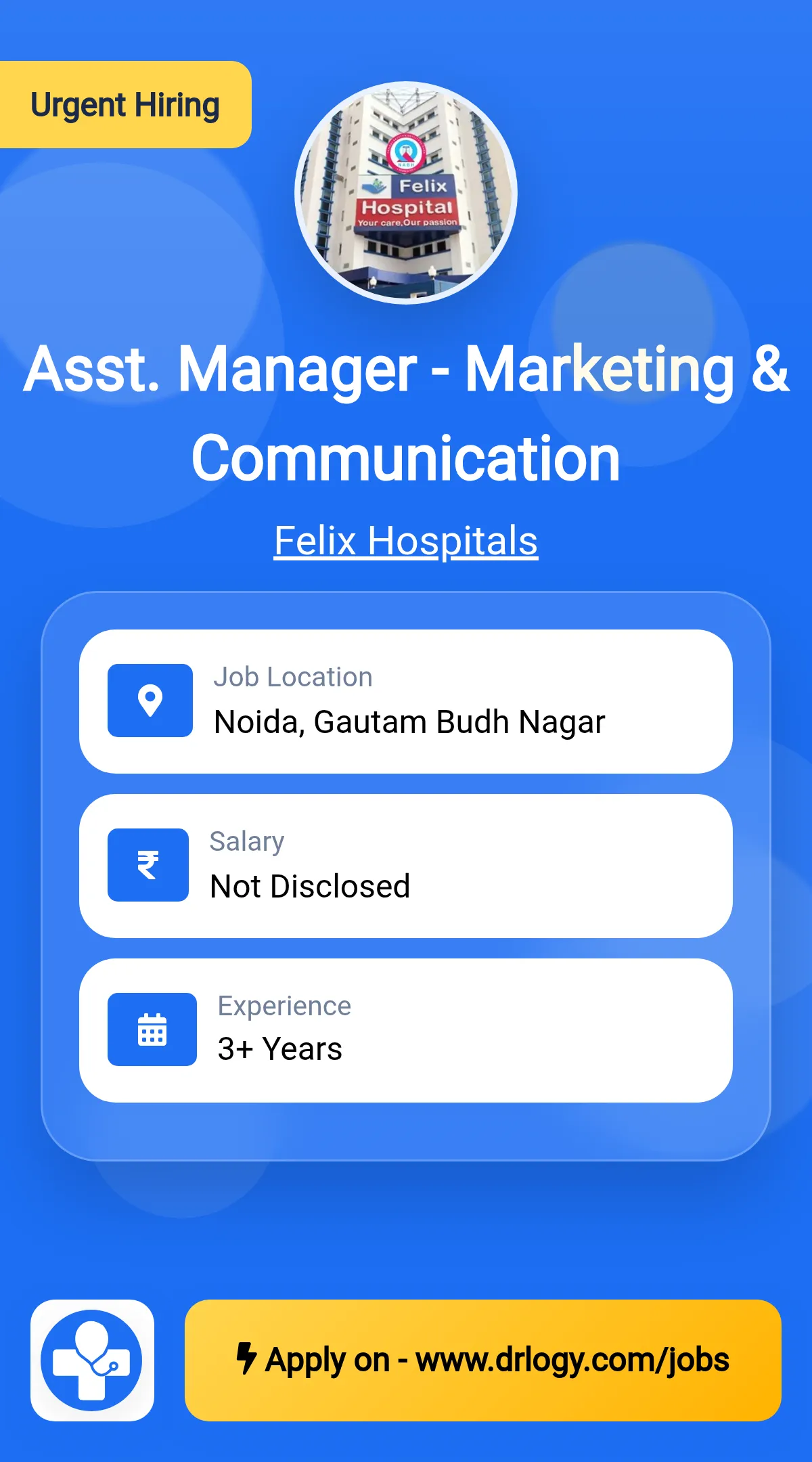 Asst. Manager - Marketing & Communication