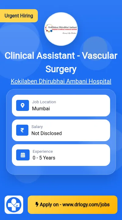 Clinical Assistant - Vascular Surgery