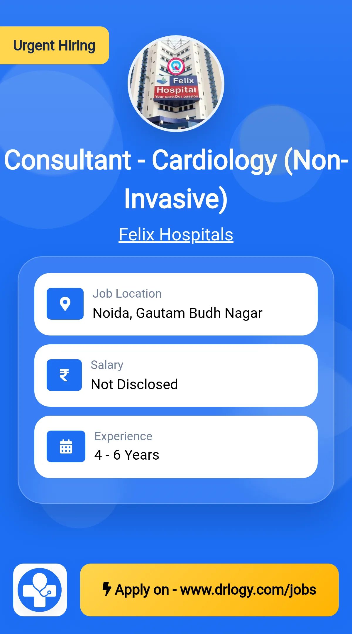 Consultant - Cardiology (Non-Invasive)