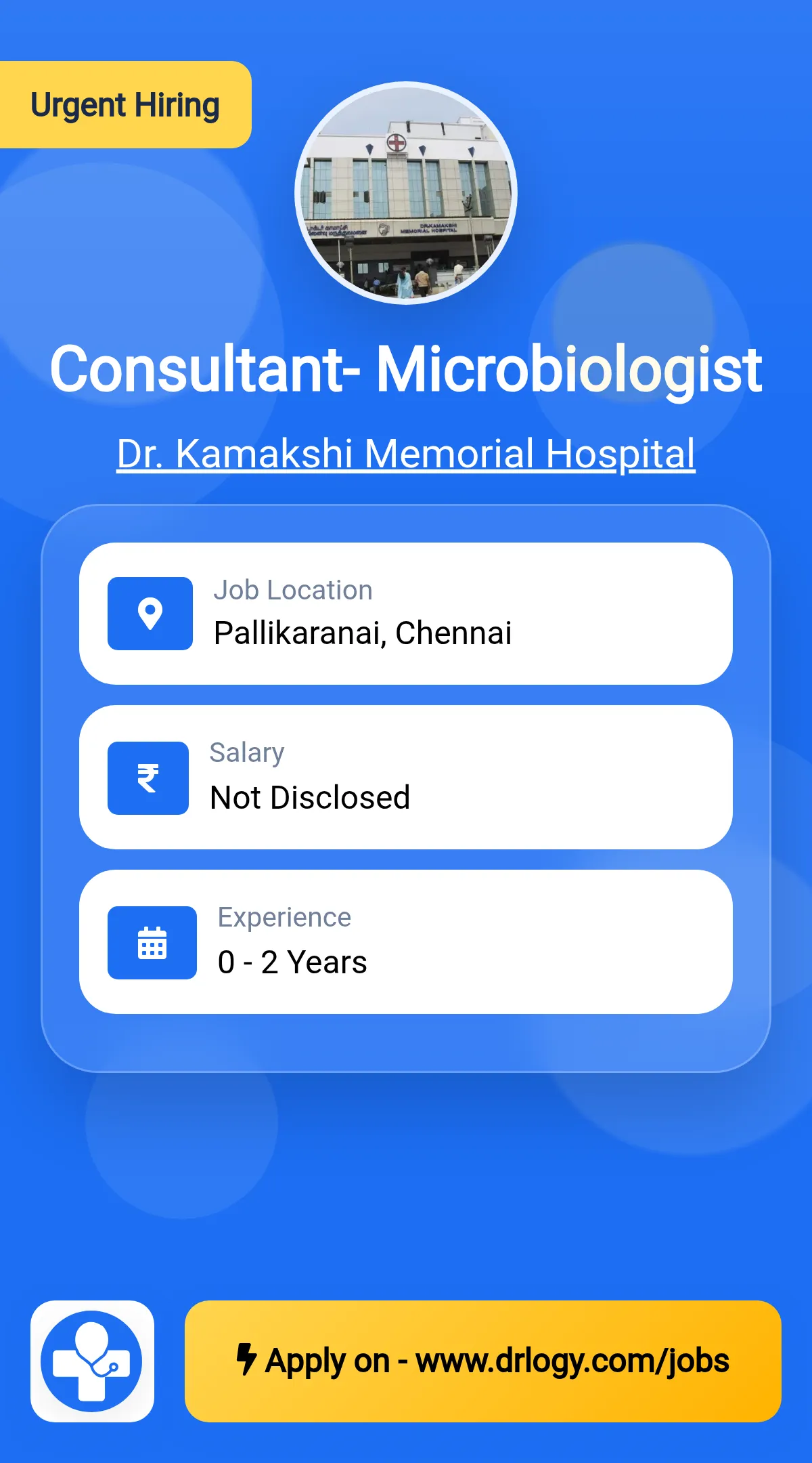 Consultant- Microbiologist