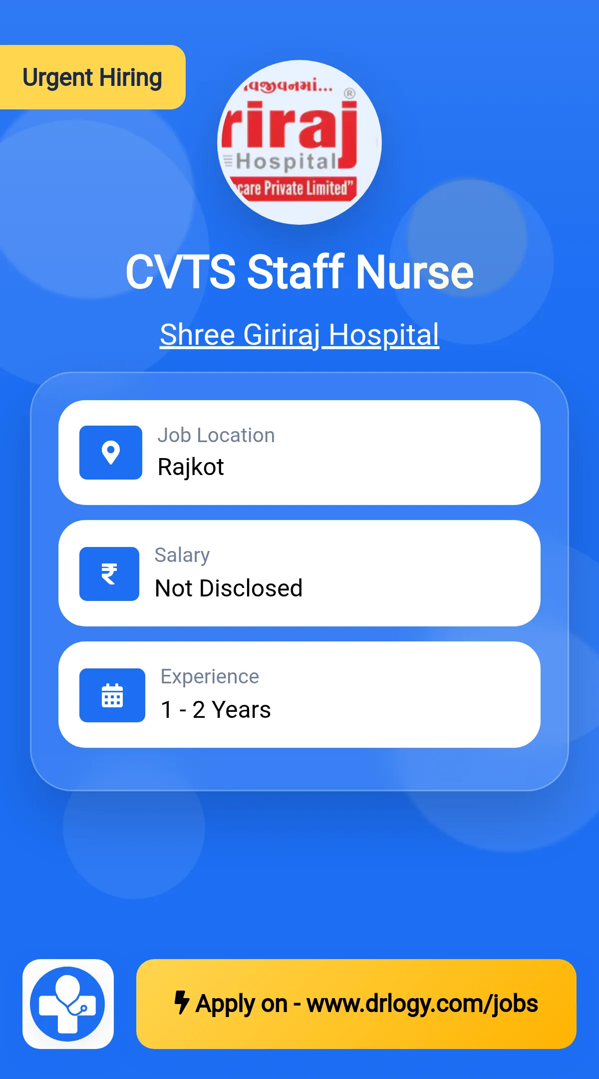 CVTS Staff Nurse