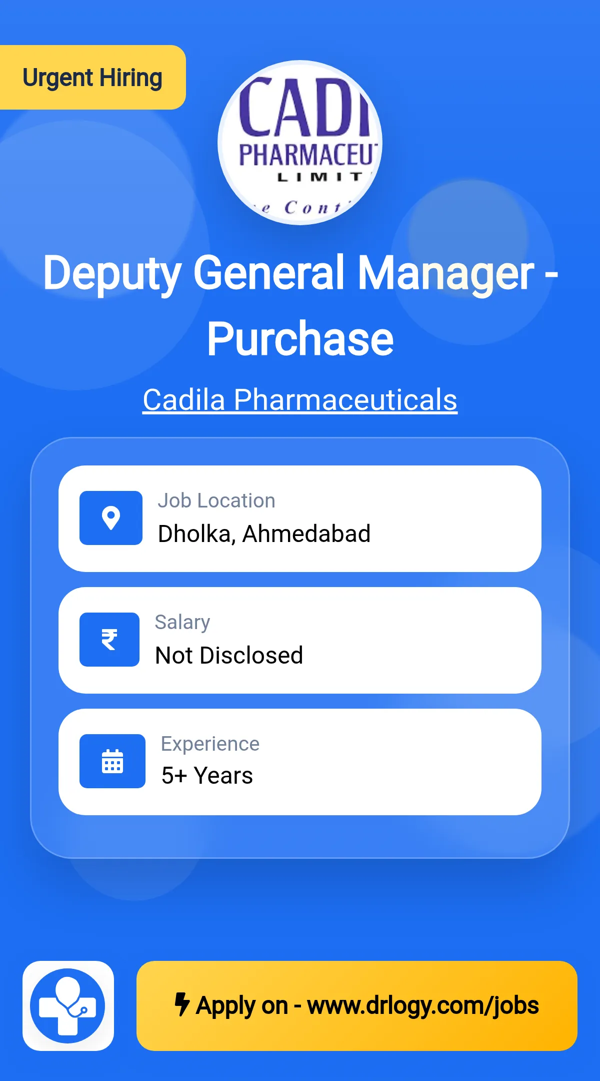 Deputy General Manager - Purchase