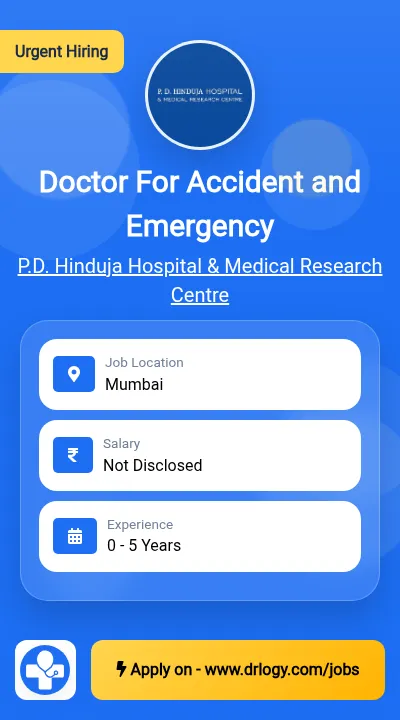 Doctor For Accident and Emergency