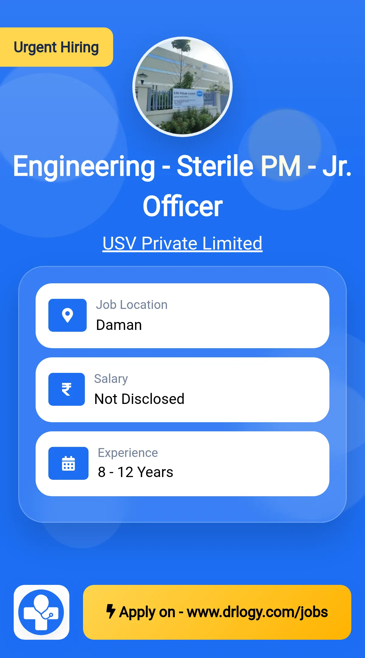 Engineering - Sterile PM - Jr. Officer