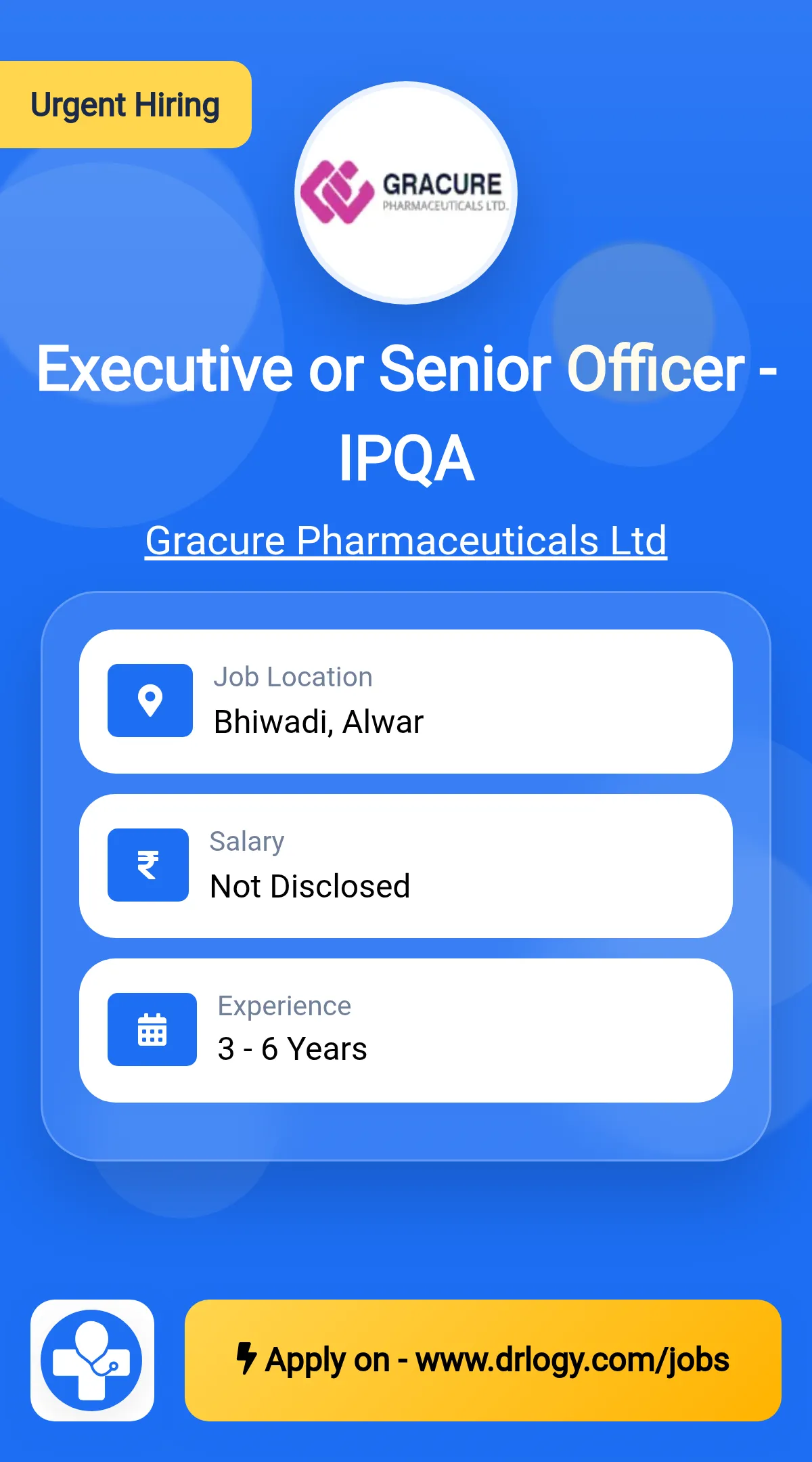 Executive or Senior Officer - IPQA