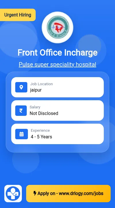Front Office Incharge