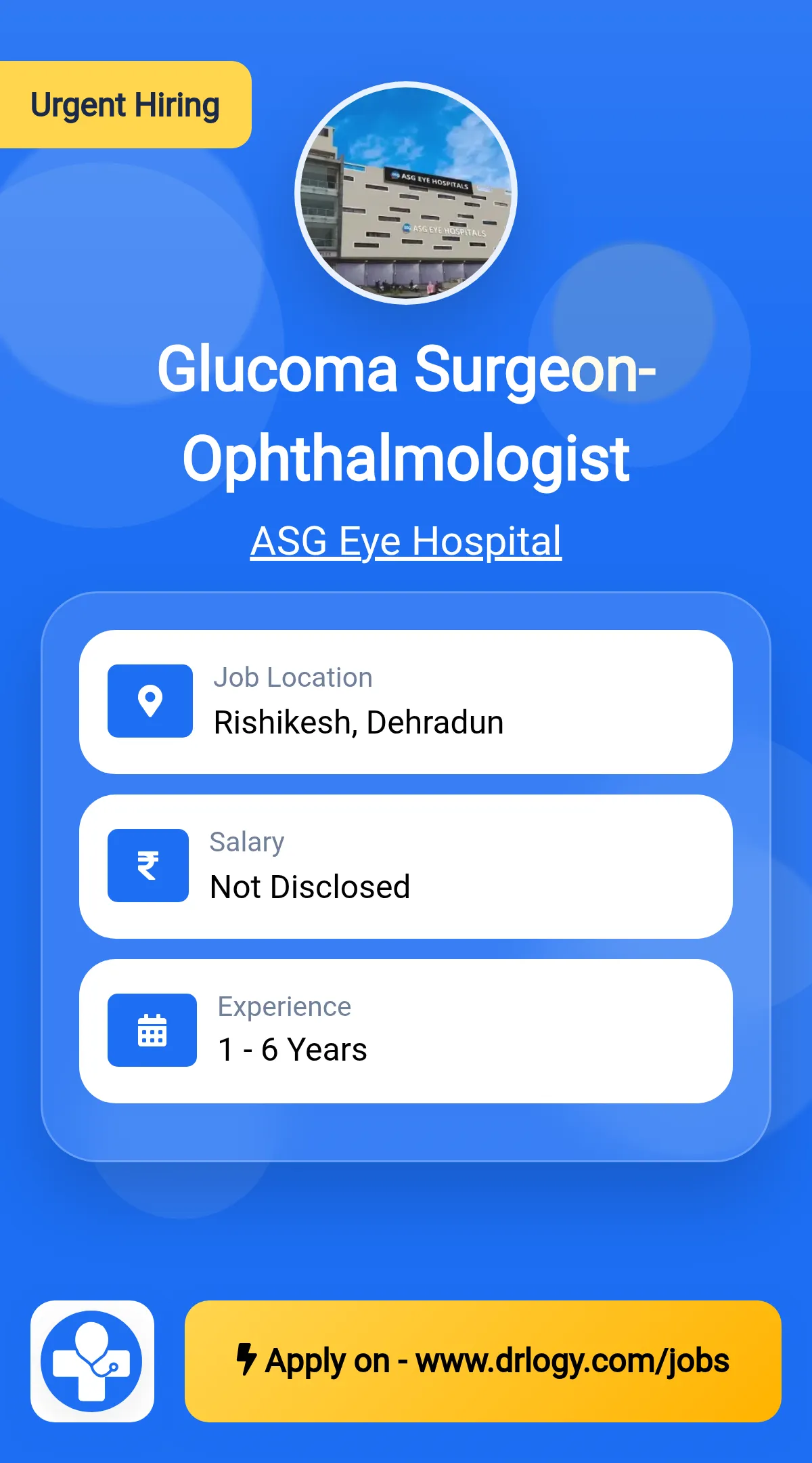 Glucoma Surgeon-Ophthalmologist