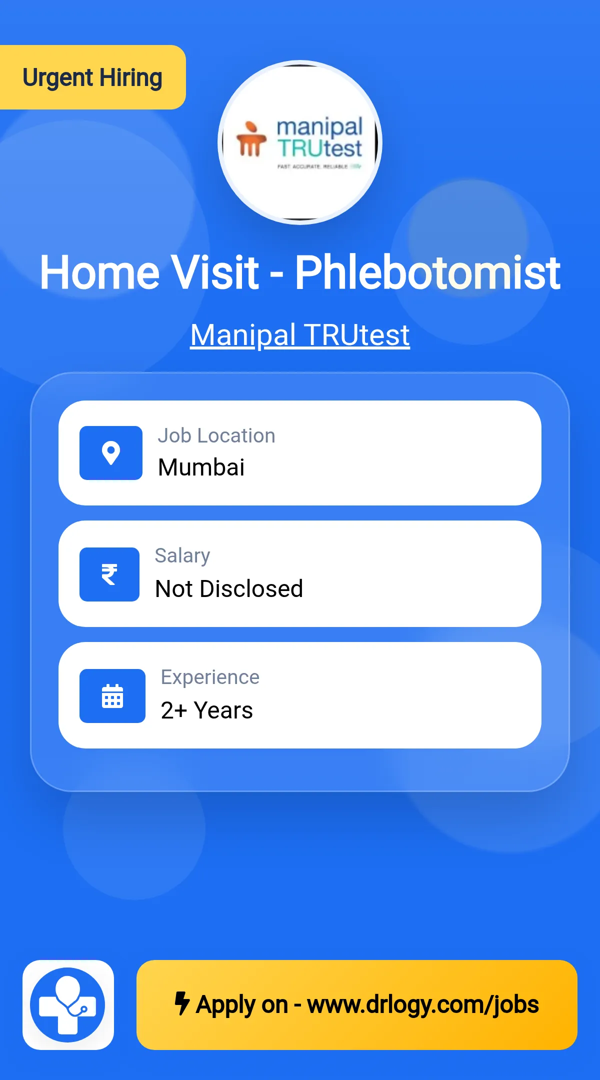 Home Visit - Phlebotomist