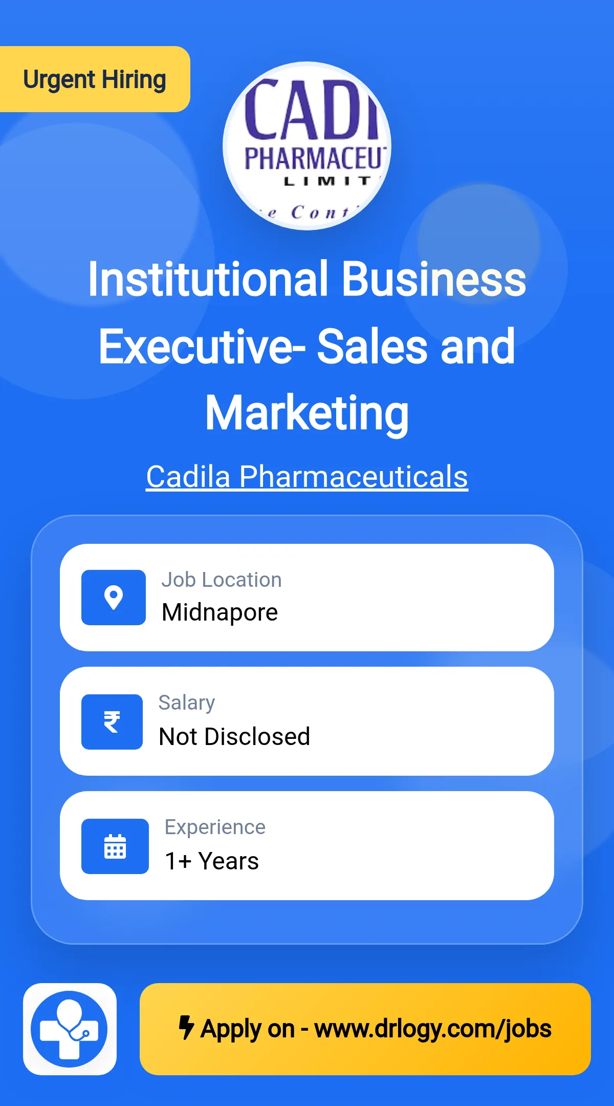 Institutional Business Executive- Sales and Marketing