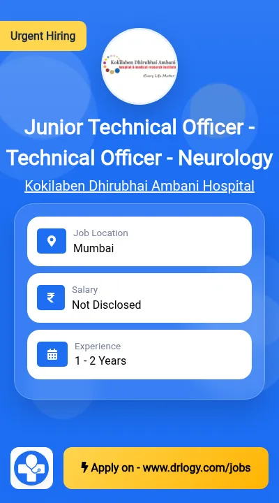 Junior Technical Officer - Technical Officer - Neurology