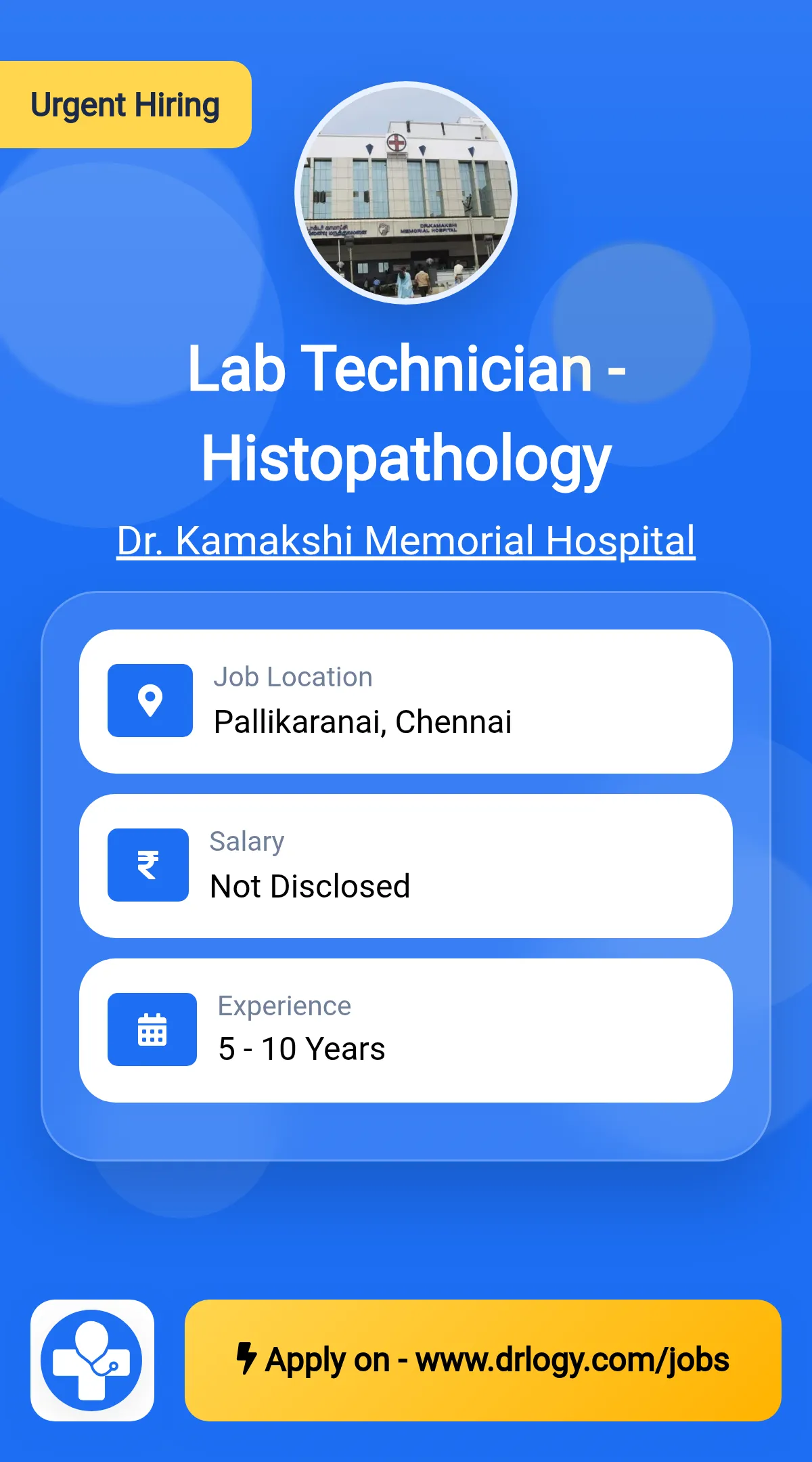 Lab Technician - Histopathology