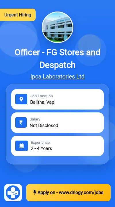 Officer - FG Stores and Despatch