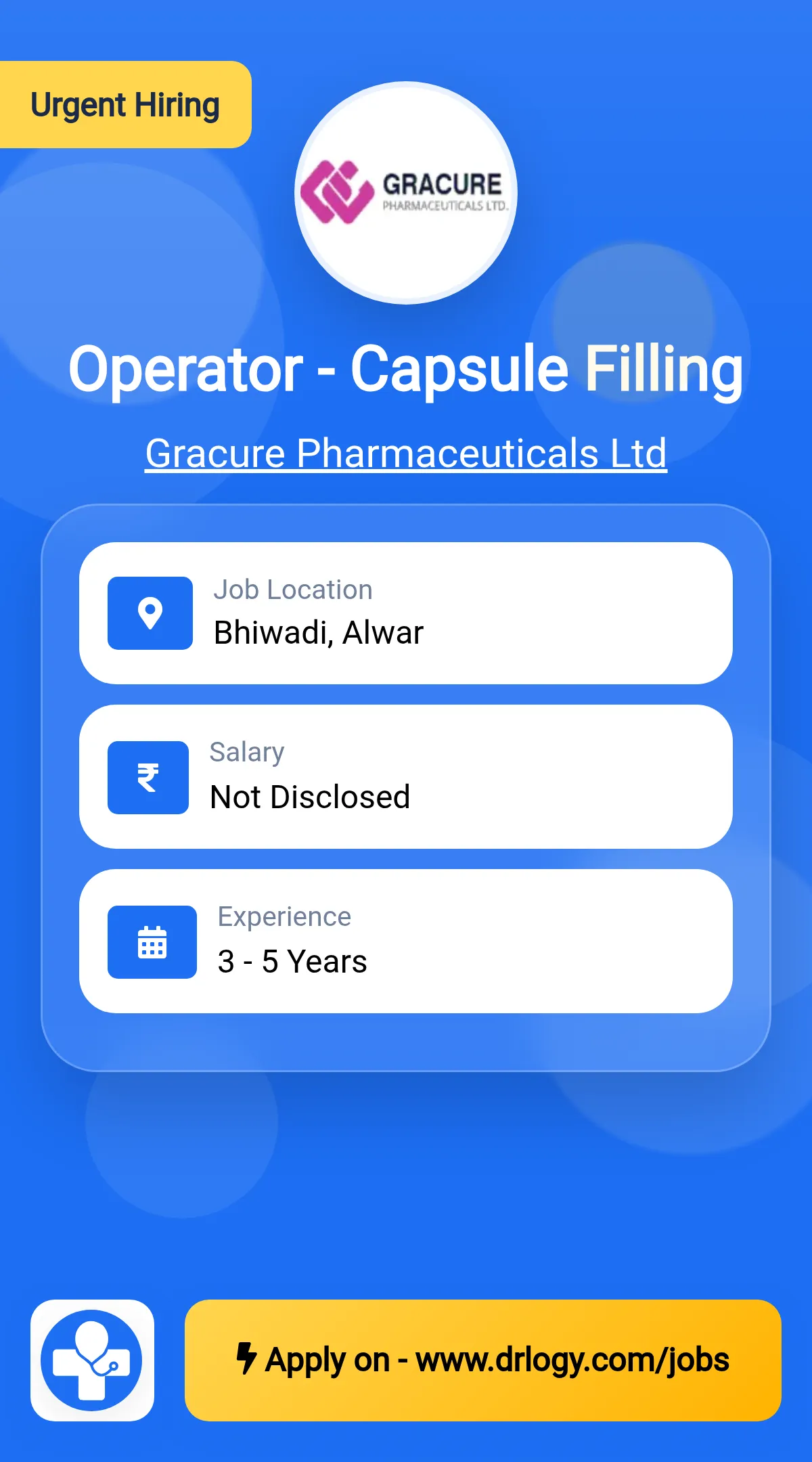 Operator - Capsule Filling