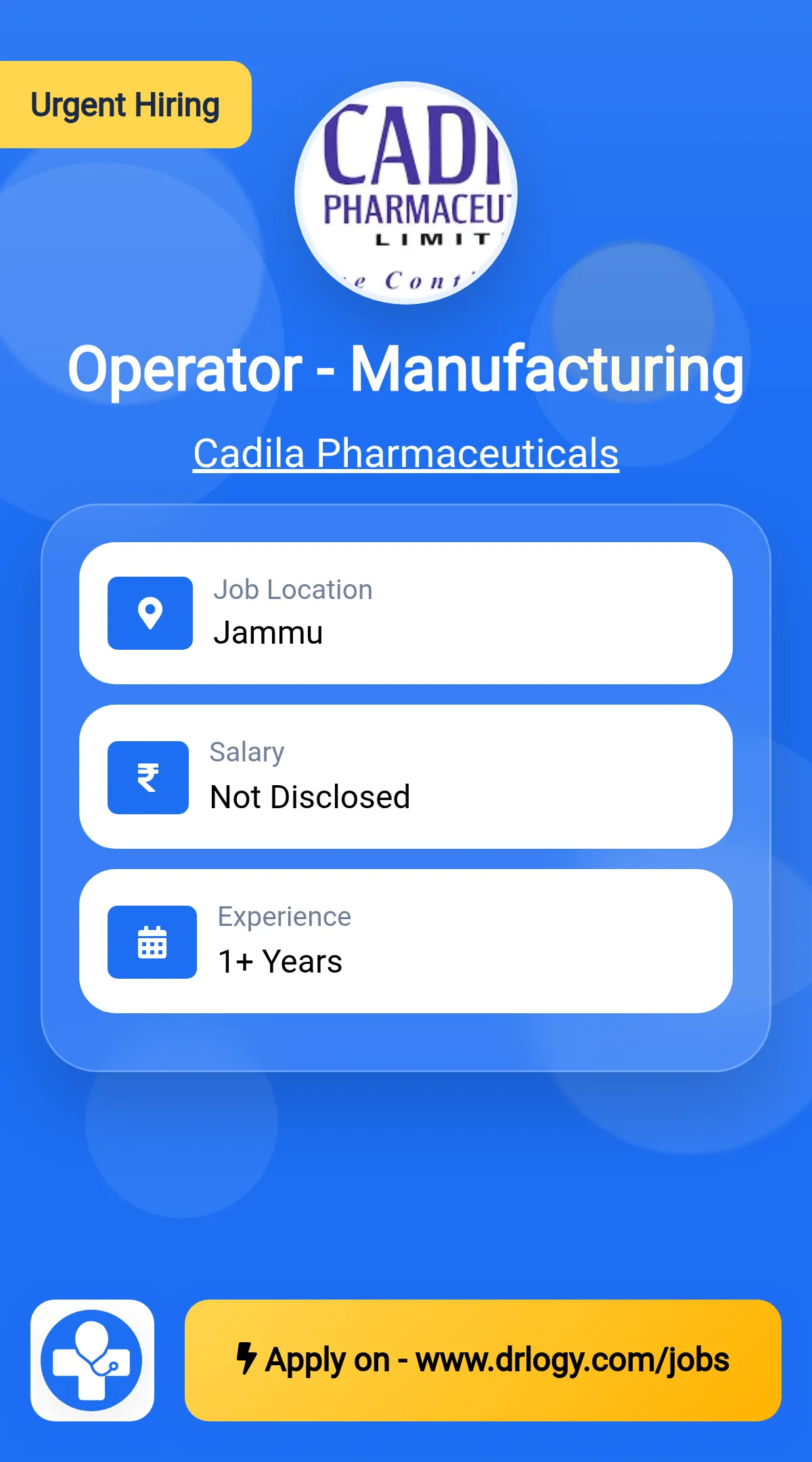 Operator - Manufacturing