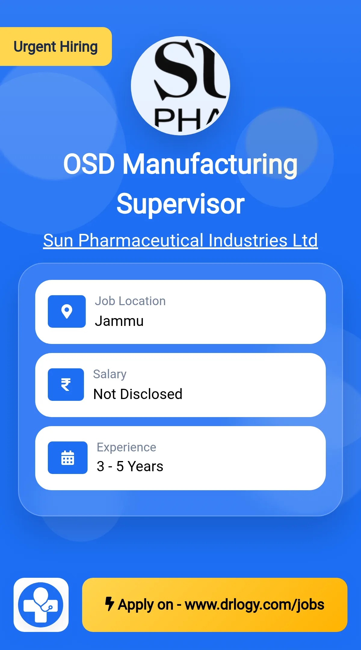 OSD Manufacturing Supervisor