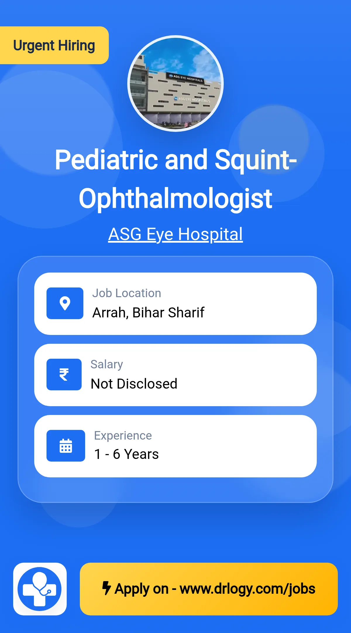 Pediatric and  Squint- Ophthalmologist