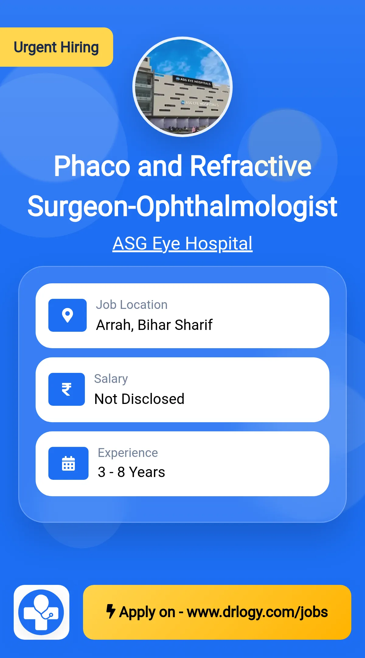 Phaco and  Refractive Surgeon-Ophthalmologist