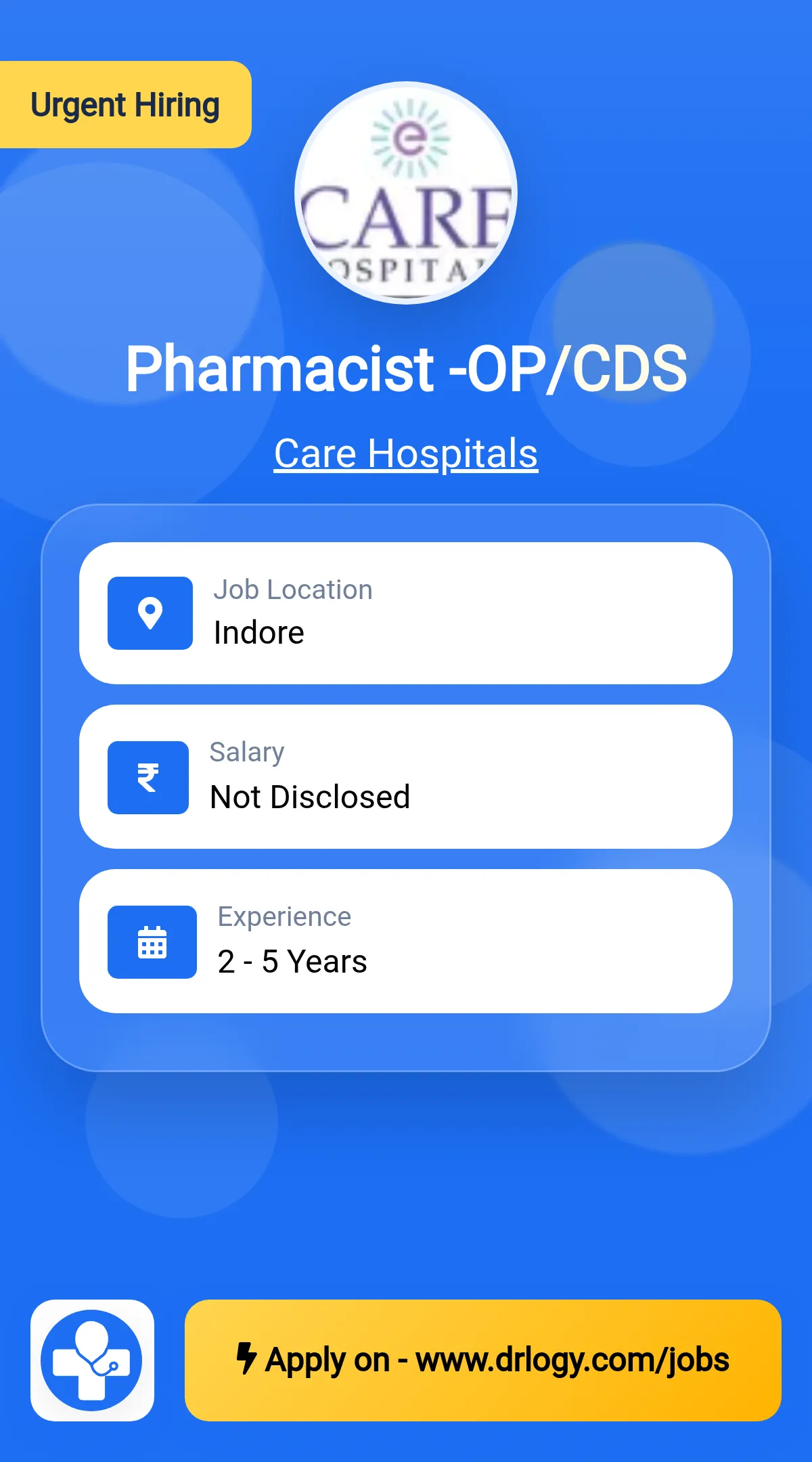 Pharmacist -OP/CDS