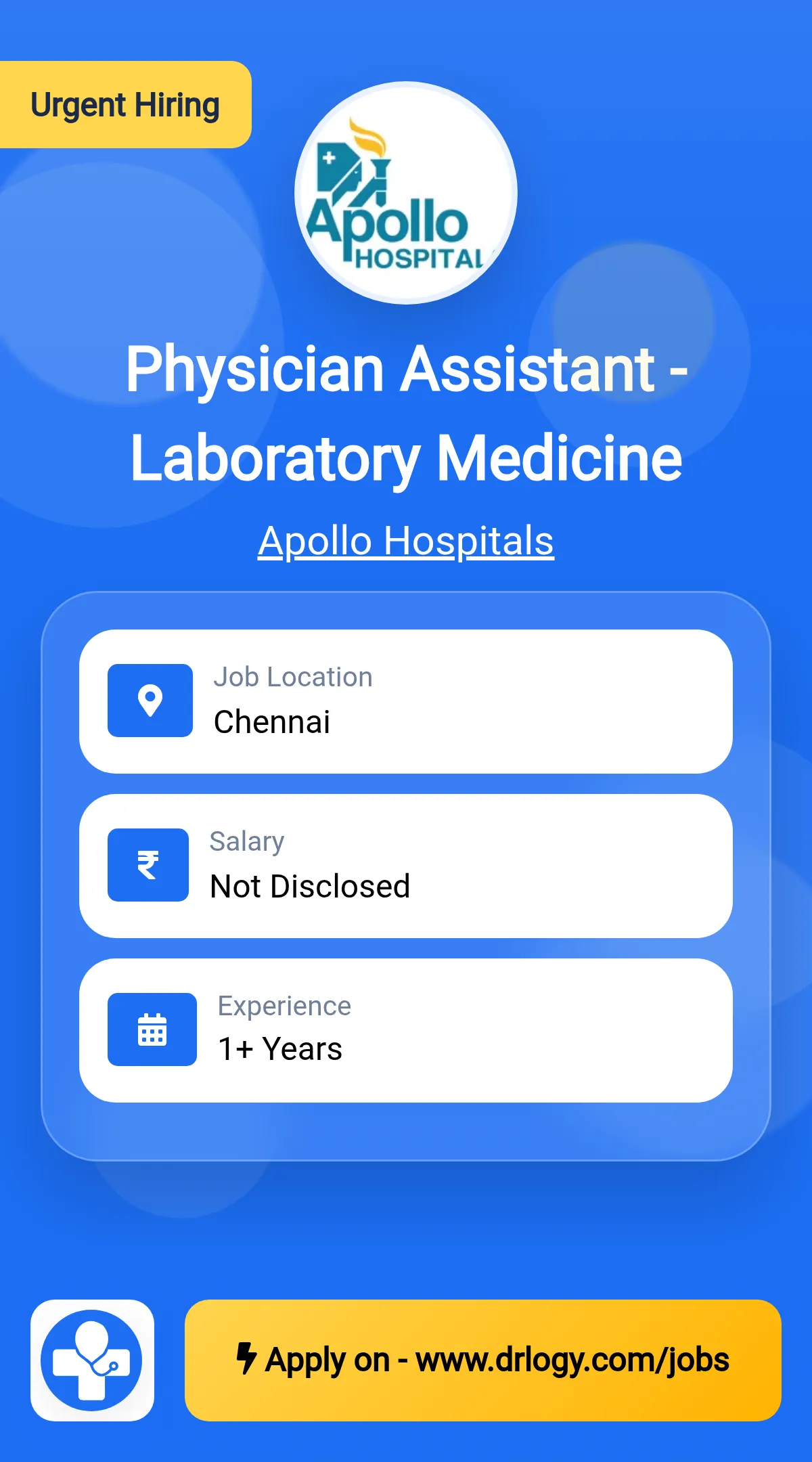 Physician Assistant - Laboratory Medicine