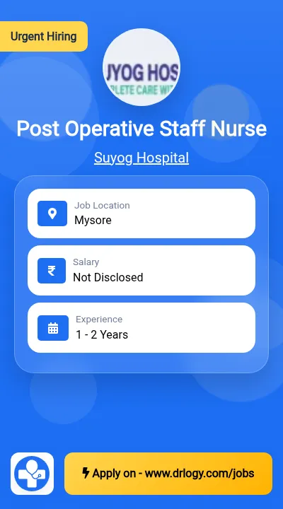 Post Operative Staff Nurse