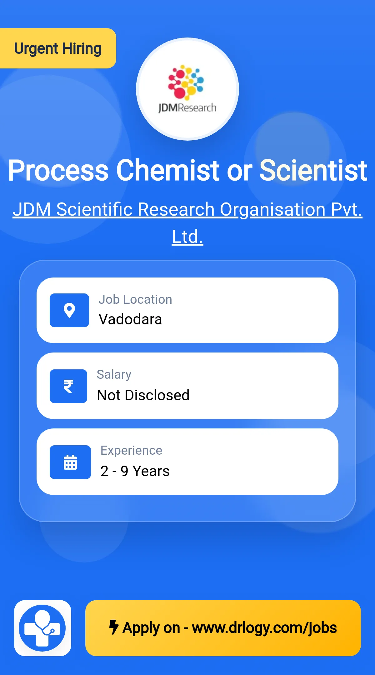 Process Chemist or Scientist