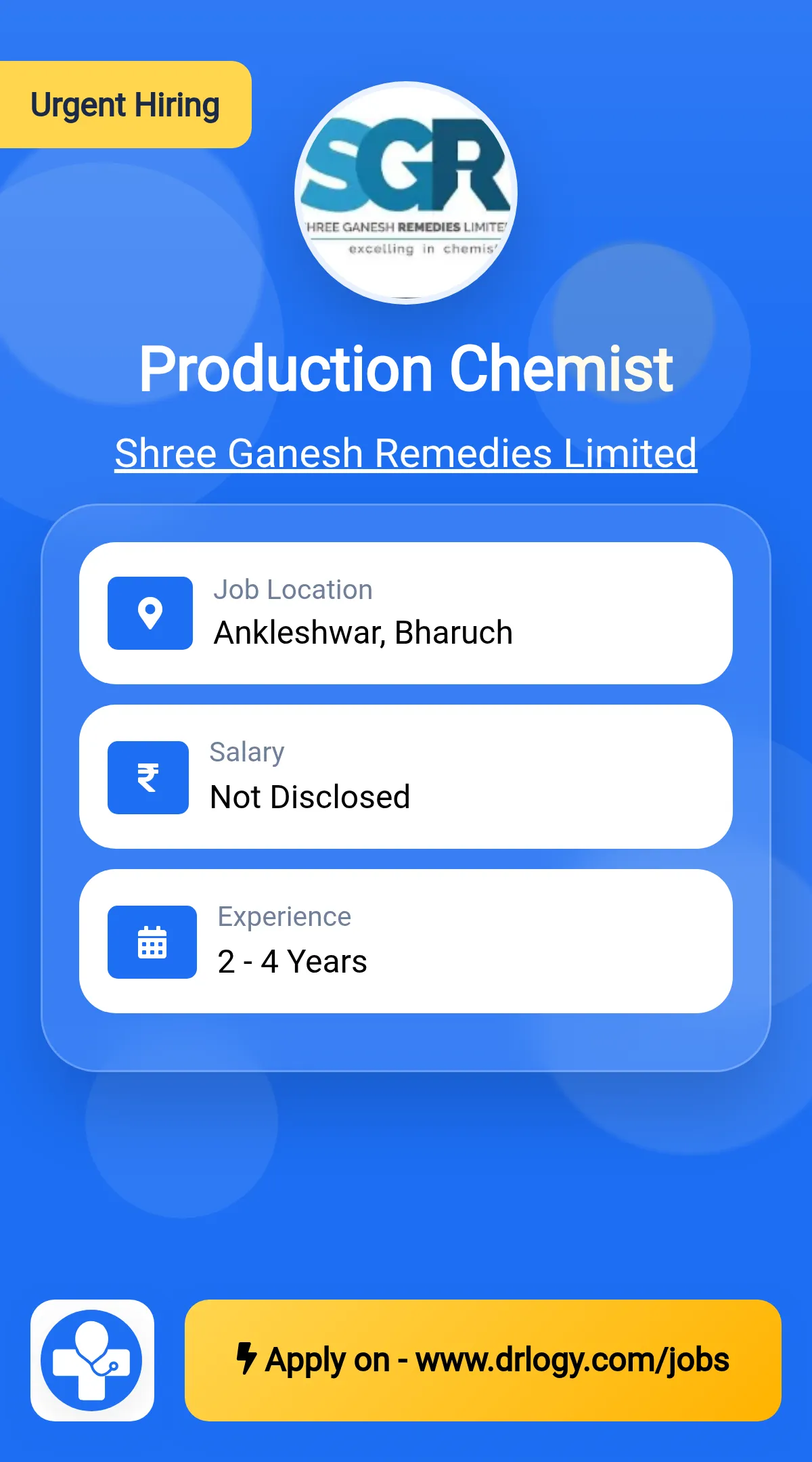 Production Chemist