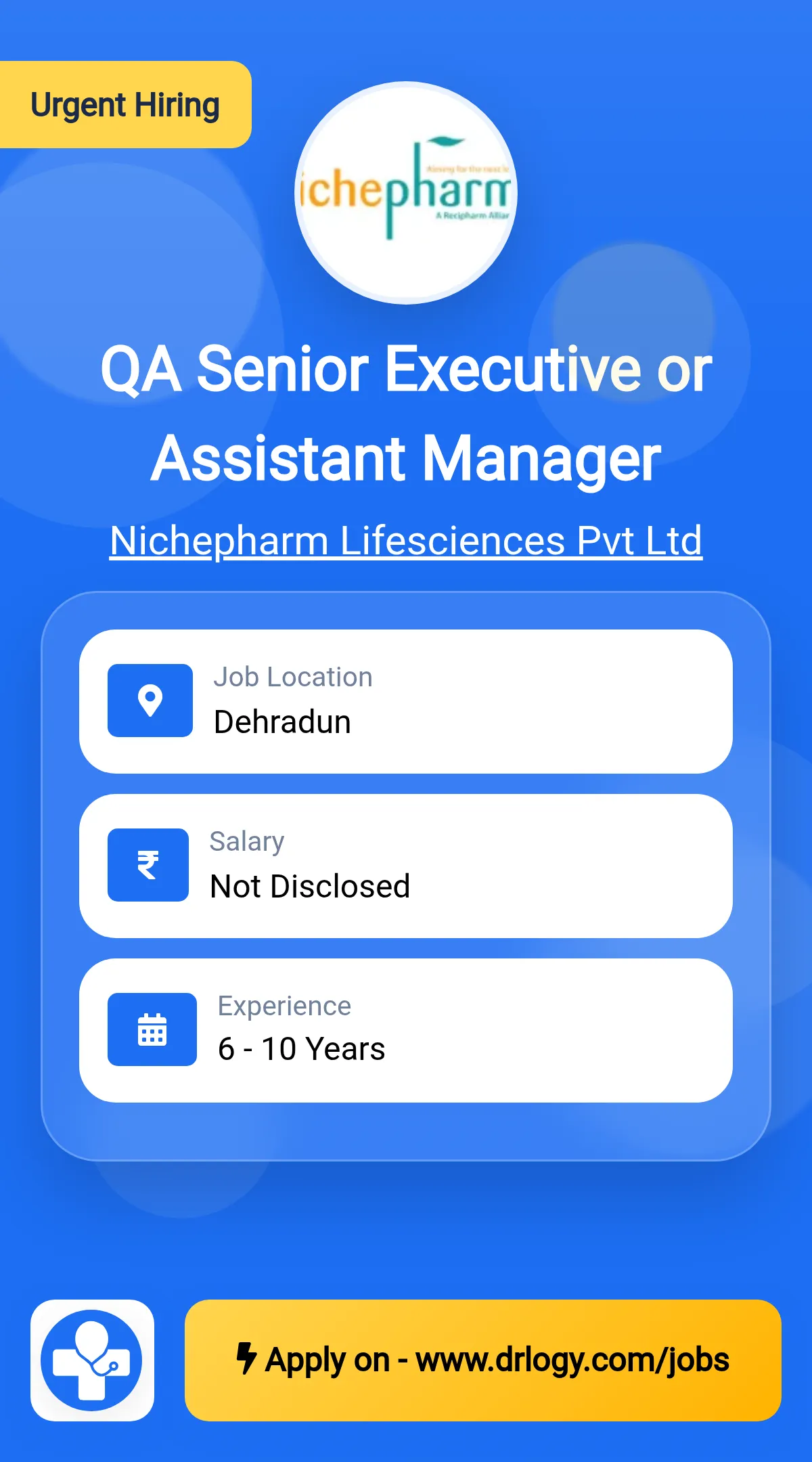 QA Senior Executive or Assistant Manager