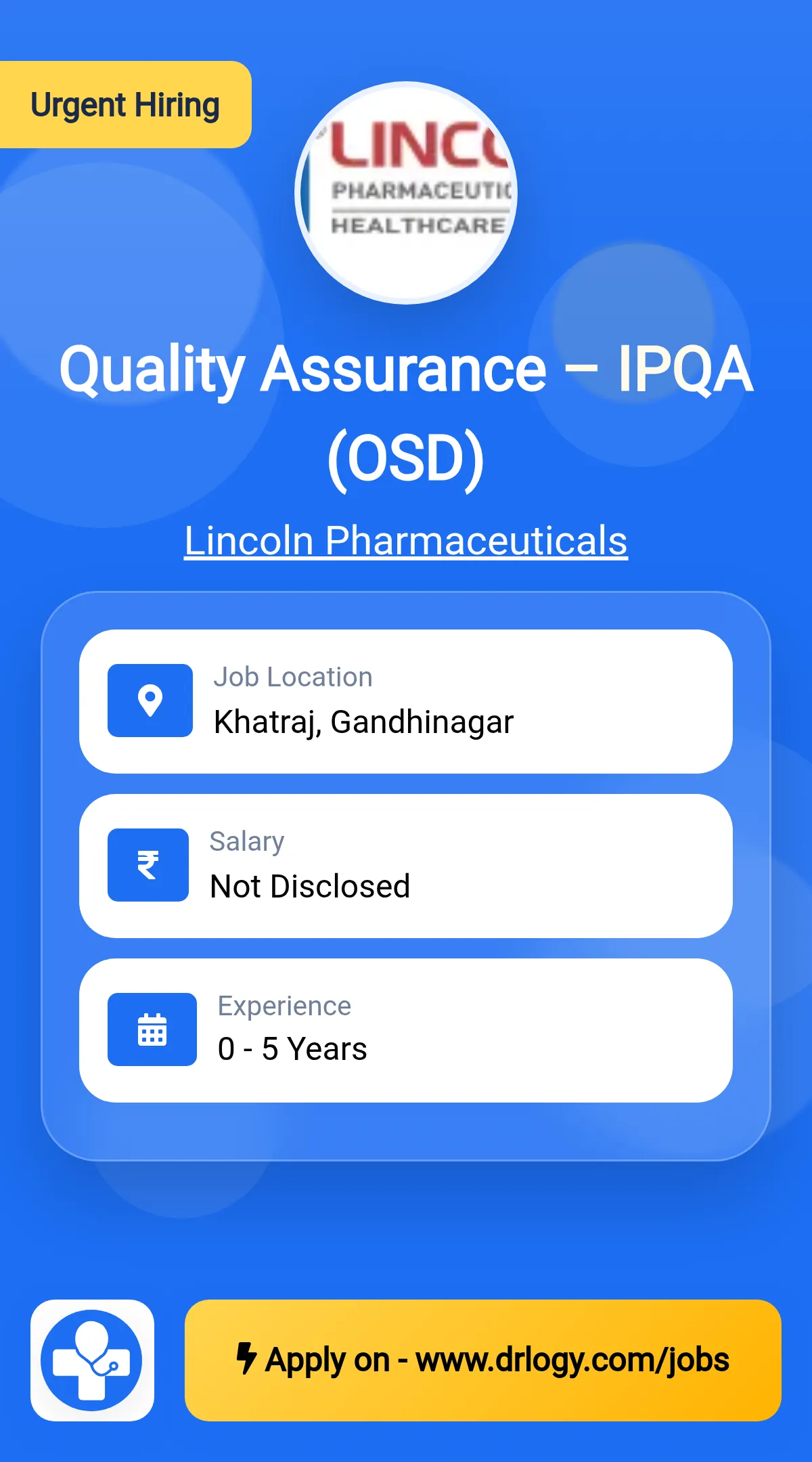Quality Assurance – IPQA (OSD)