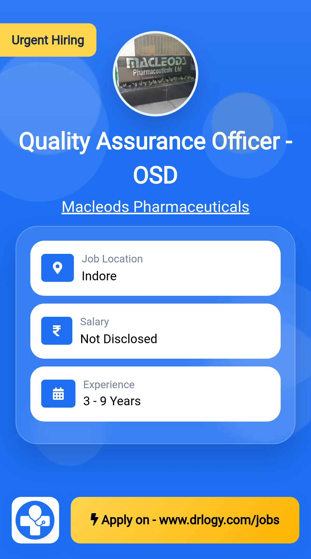 Quality Assurance Officer - OSD
