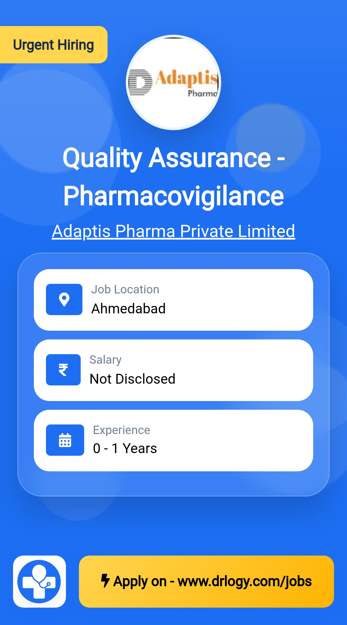 Quality Assurance - Pharmacovigilance