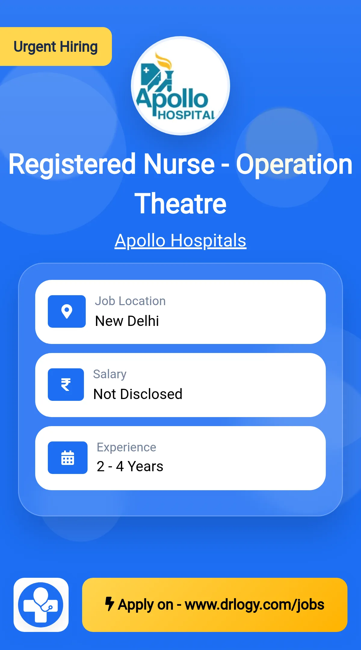 Registered Nurse - Operation Theatre