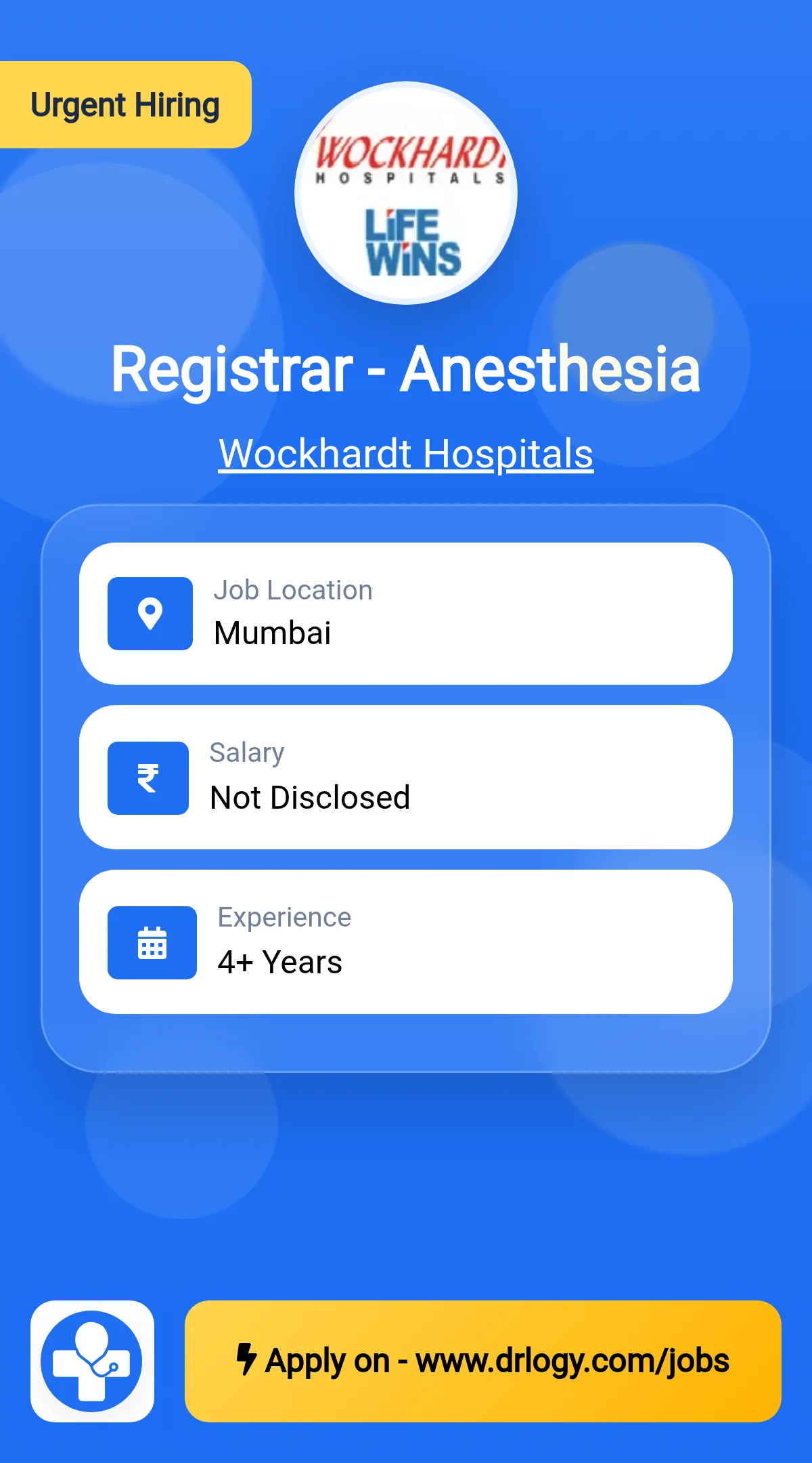 Registrar - Anesthesia