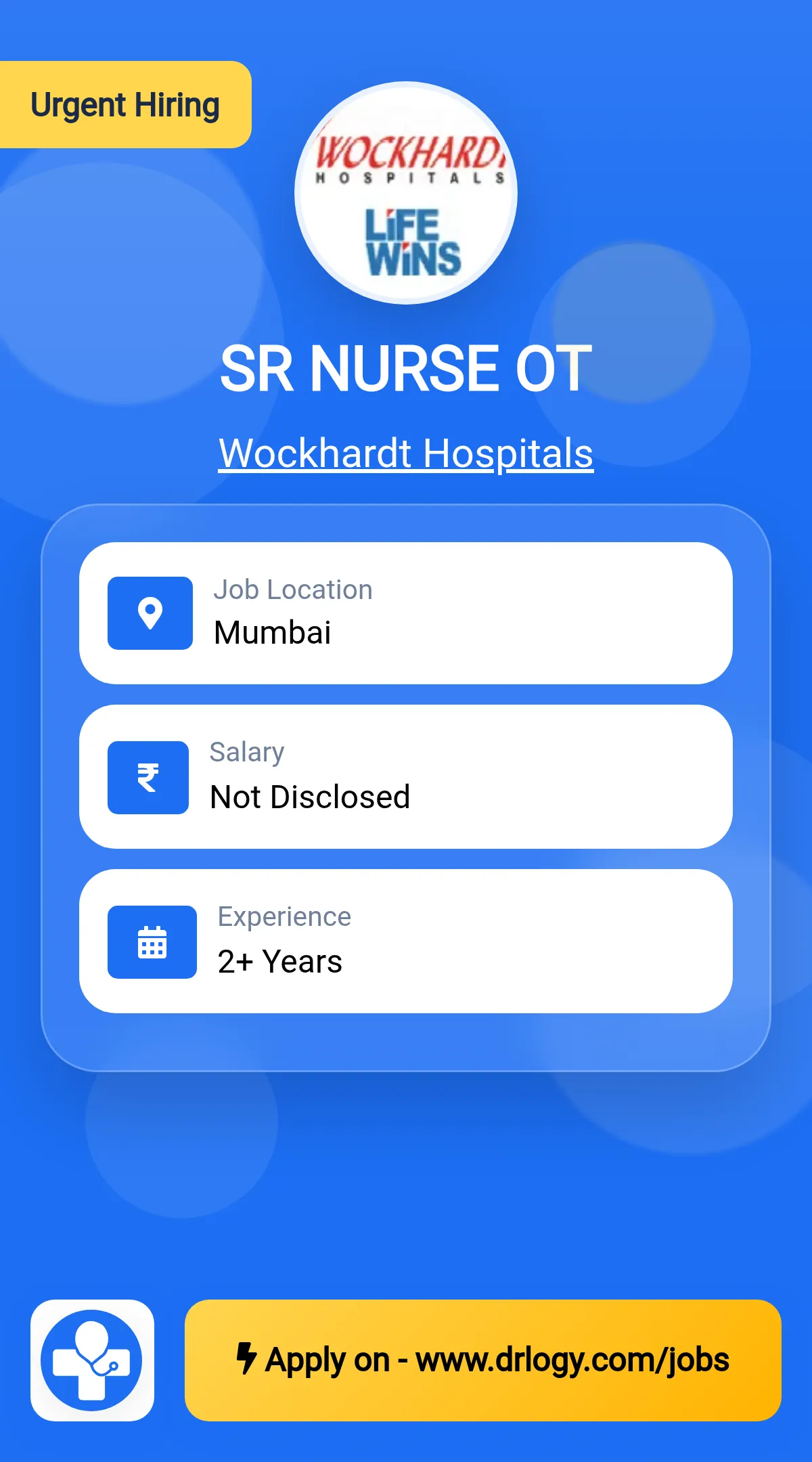 SR NURSE OT
