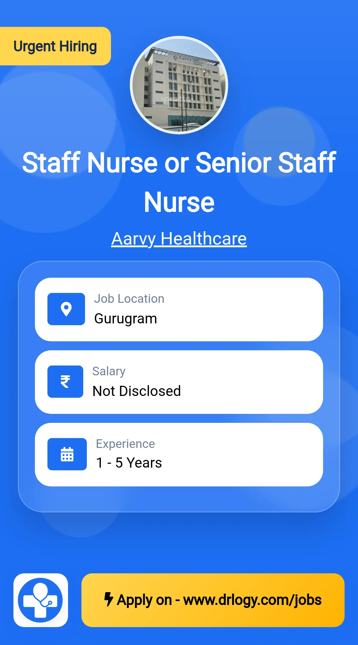 Staff Nurse or Senior Staff Nurse